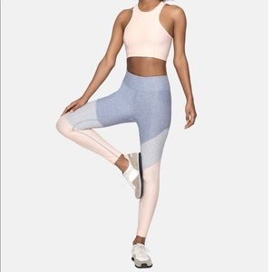 EUC Outdoor Voices 7/8 Spring Colorblock leggings